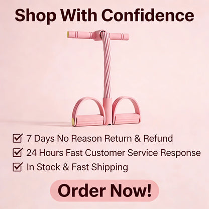 Multifunctional Fitness Pull Rope Foot Pedal Resistance Band Full Body Workout Home Gym Exercise Equipment for Abdomen Leg Arm