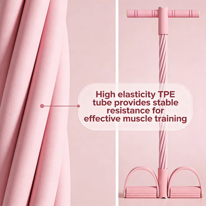 Multifunctional Fitness Pull Rope Foot Pedal Resistance Band Full Body Workout Home Gym Exercise Equipment for Abdomen Leg Arm
